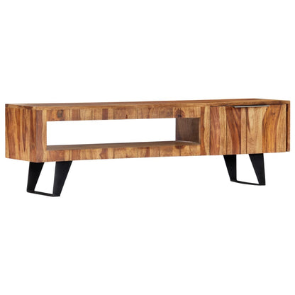 Meuble TV vidaXL 140x30x40 cm en bois d'acacia massif