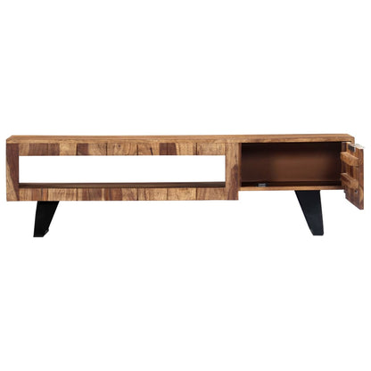 Meuble TV vidaXL 140x30x40 cm en bois d'acacia massif