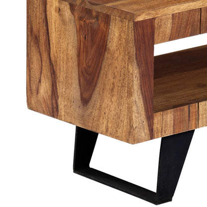 Meuble TV vidaXL 140x30x40 cm en bois d'acacia massif