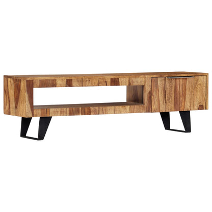 Meuble TV vidaXL 140x30x40 cm en bois d'acacia massif