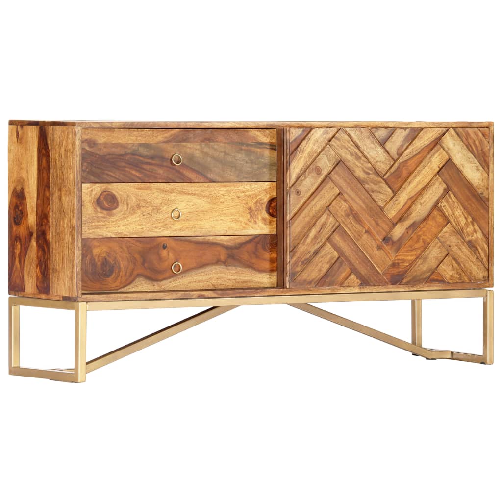 vidaXL Bahut 118x30x60 cm Bois d'acacia massif