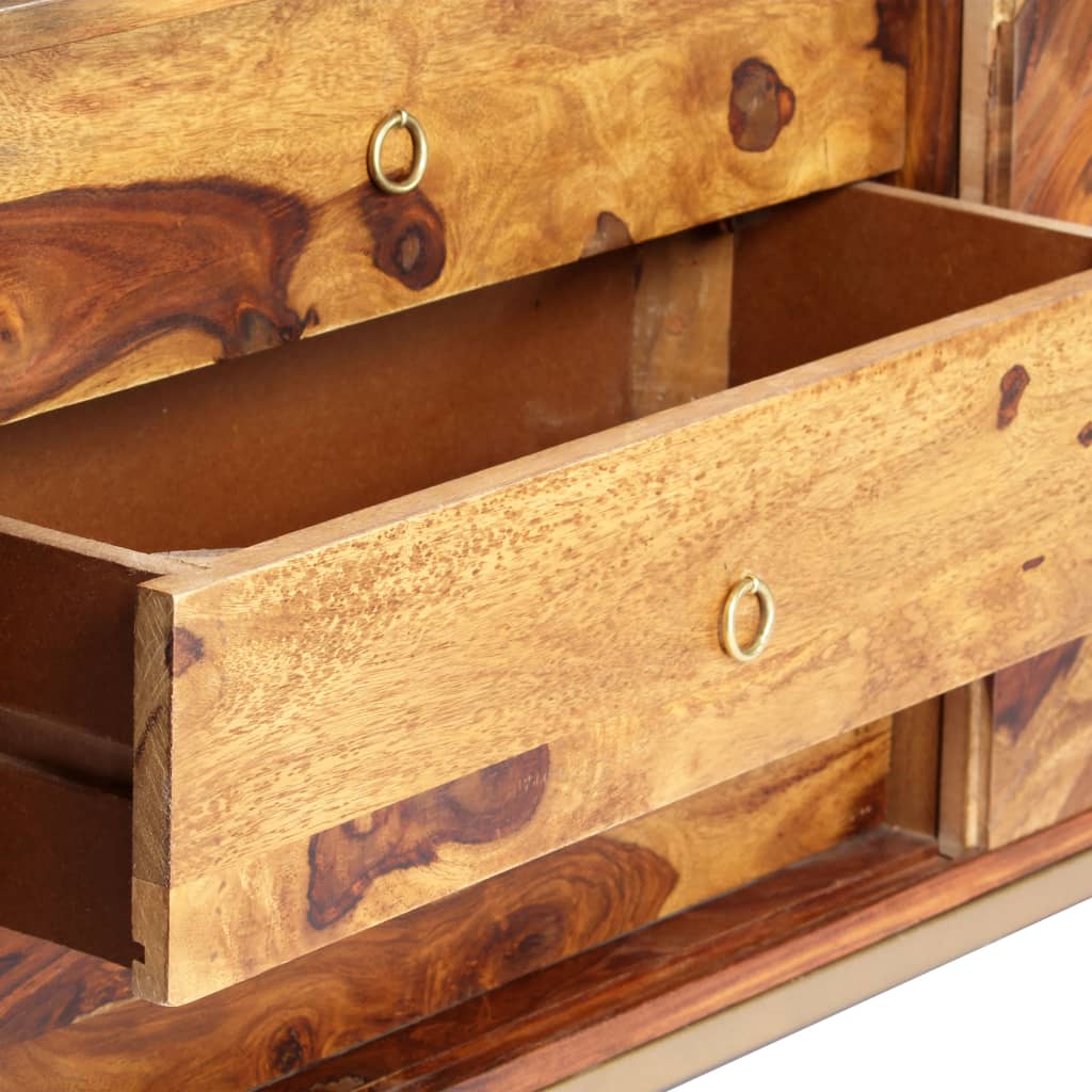 vidaXL Bahut 118x30x60 cm Bois d'acacia massif