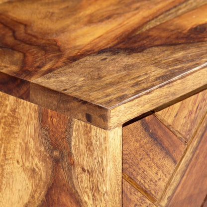 vidaXL Meuble TV 140x30x45 cm Bois d'acacia massif