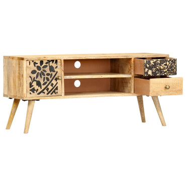 Meuble TV vidaXL 100x30x45 cm en bois de manguier massif