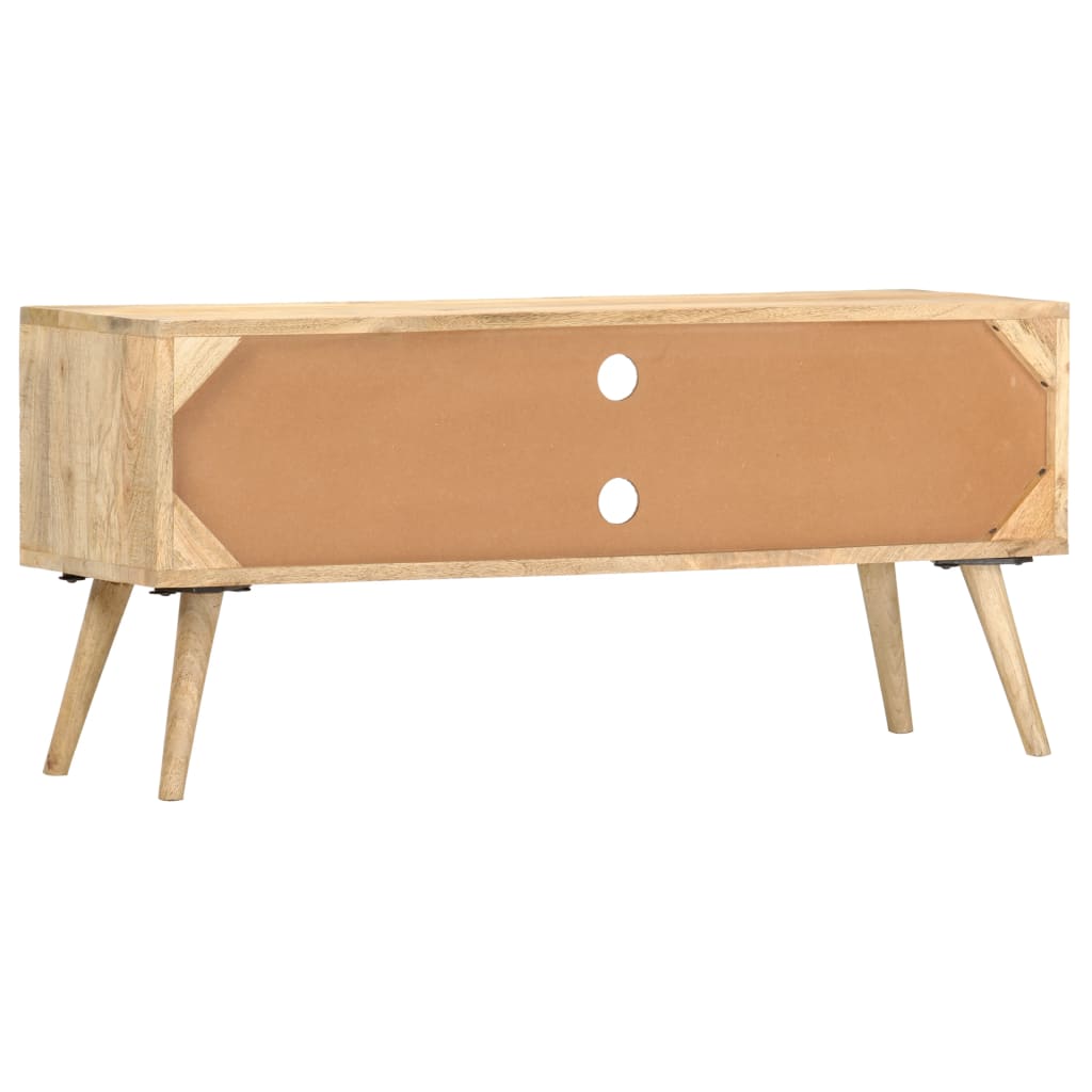 Meuble TV vidaXL 100x30x45 cm en bois de manguier massif