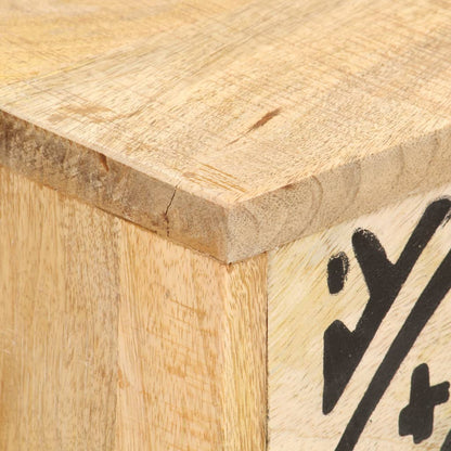 Meuble TV vidaXL 100x30x45 cm en bois de manguier massif