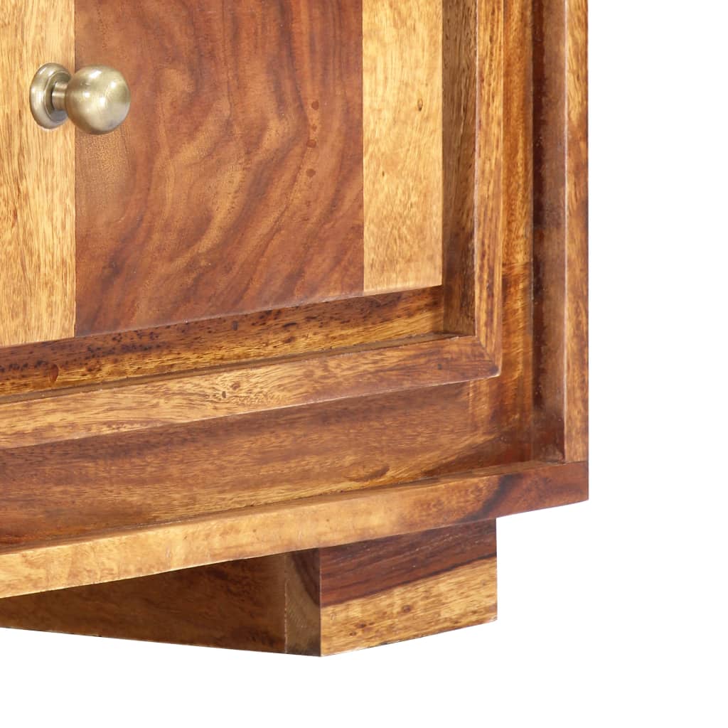 vidaXL Meuble TV 118x30x40 cm Bois d'acacia massif