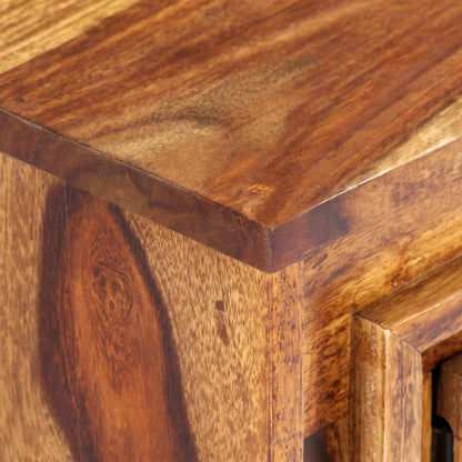 vidaXL Meuble TV 118x30x40 cm Bois d'acacia massif