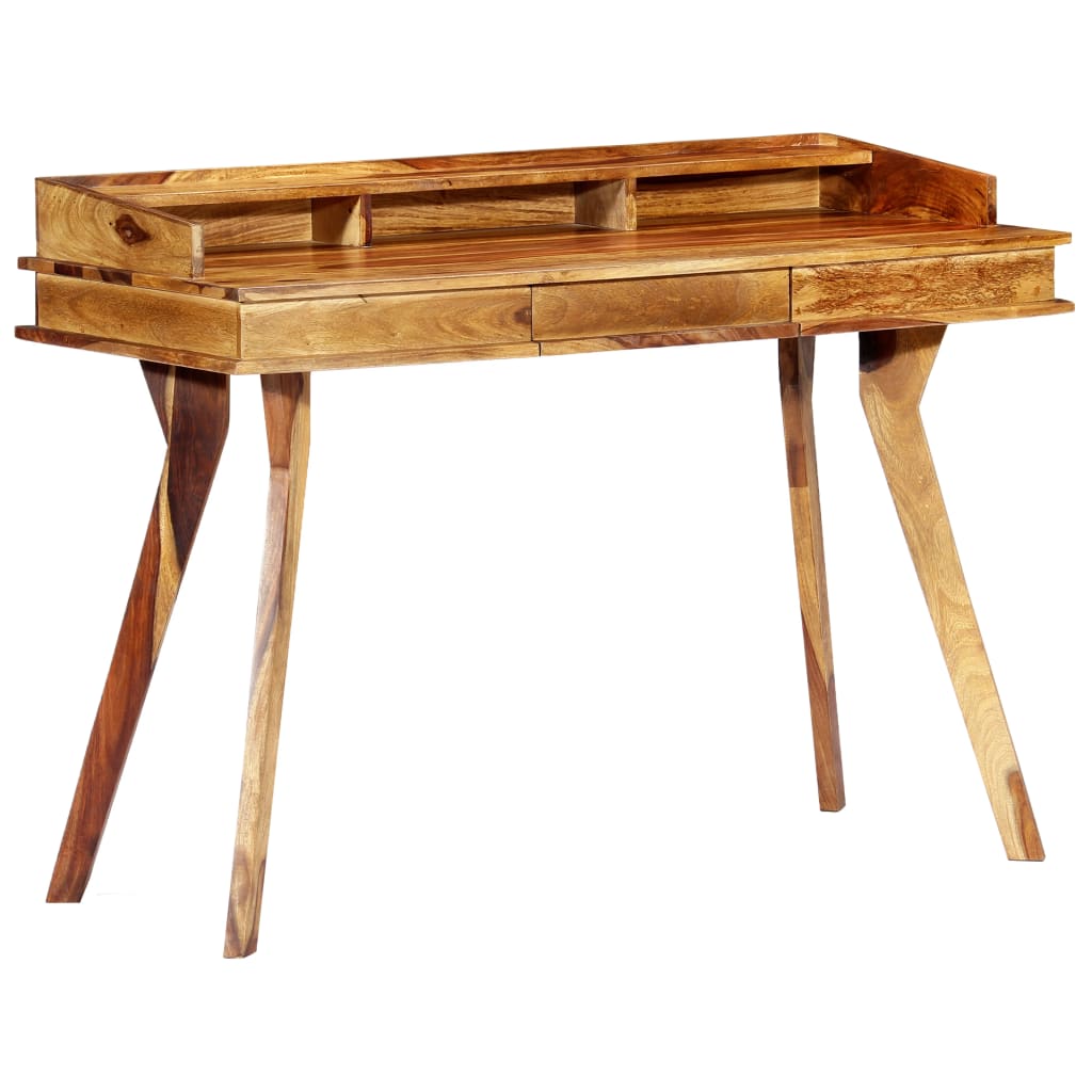 vidaXL Schreibtisch 115 x 50 x 85 cm Massivholz Akazie