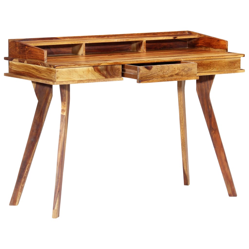 vidaXL Schreibtisch 115 x 50 x 85 cm Massivholz Akazie