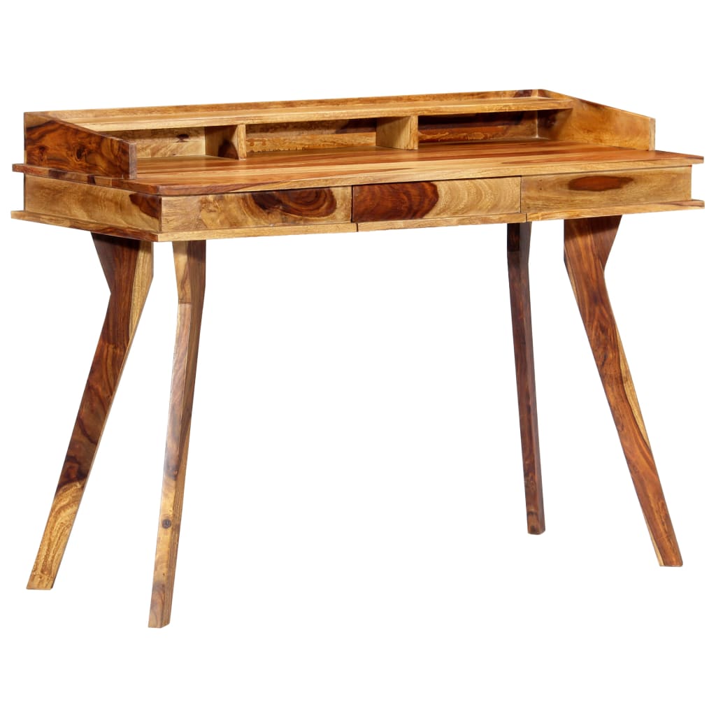 vidaXL Schreibtisch 115 x 50 x 85 cm Massivholz Akazie