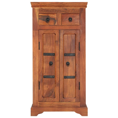 vidaXL Buffet 50 x 30 x 100 cm Bois d'acacia massif