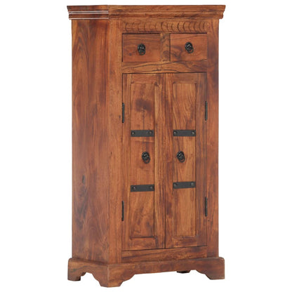 vidaXL Buffet 50 x 30 x 100 cm Bois d'acacia massif