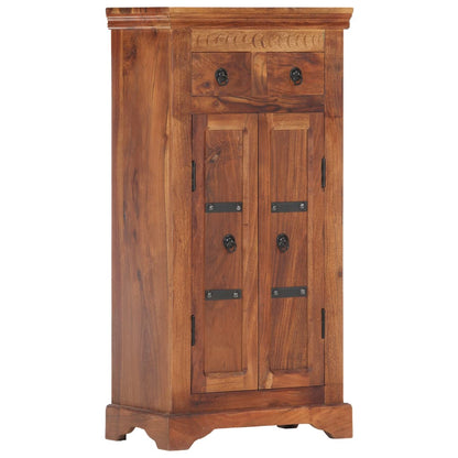 vidaXL Buffet 50 x 30 x 100 cm Bois d'acacia massif