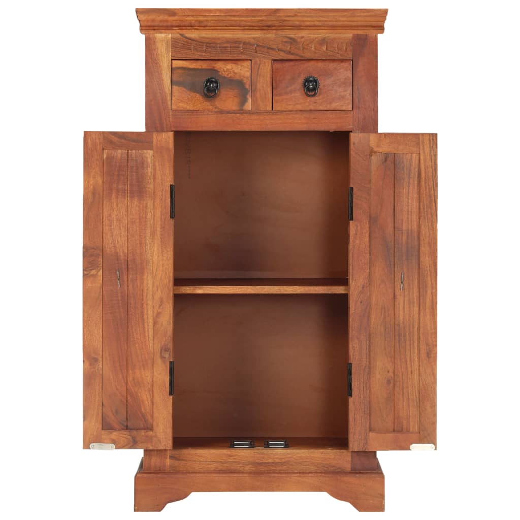 vidaXL Buffet 50 x 30 x 100 cm Bois d'acacia massif