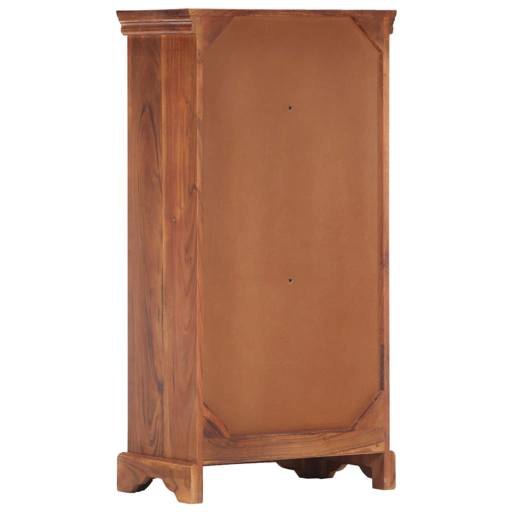 vidaXL Buffet 50 x 30 x 100 cm Bois d'acacia massif