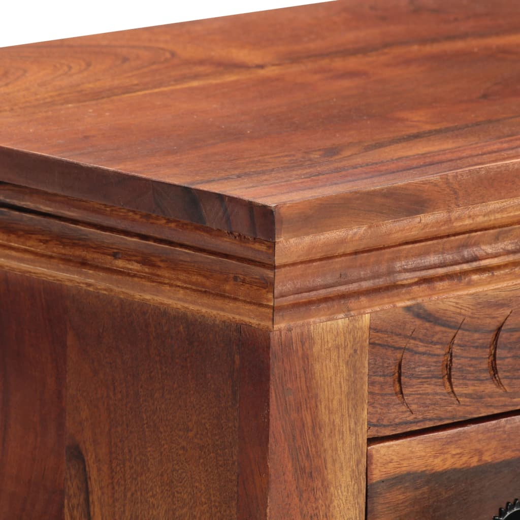 vidaXL Buffet 50 x 30 x 100 cm Bois d'acacia massif
