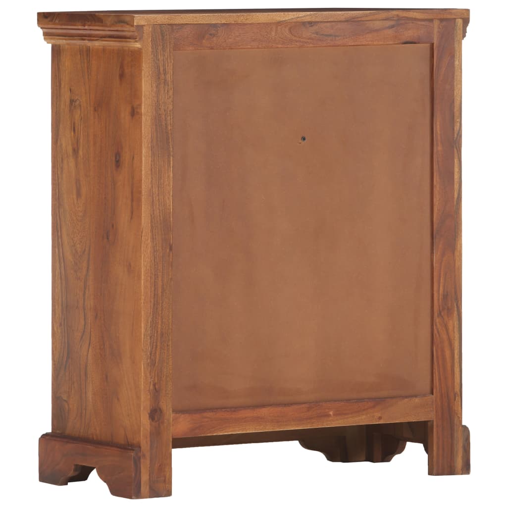 vidaXL Buffet 63x30x75 cm Bois d'acacia massif