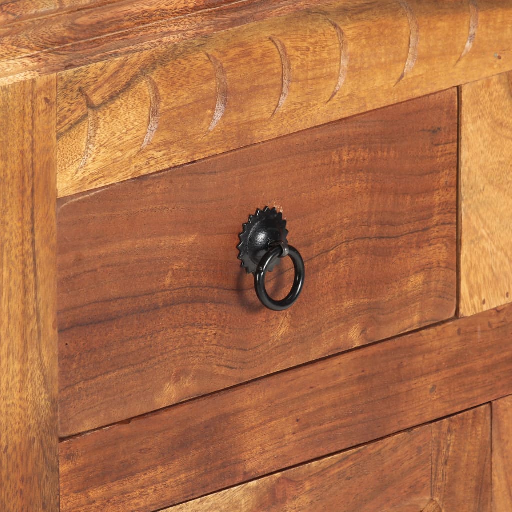 vidaXL Buffet 63x30x75 cm Bois d'acacia massif
