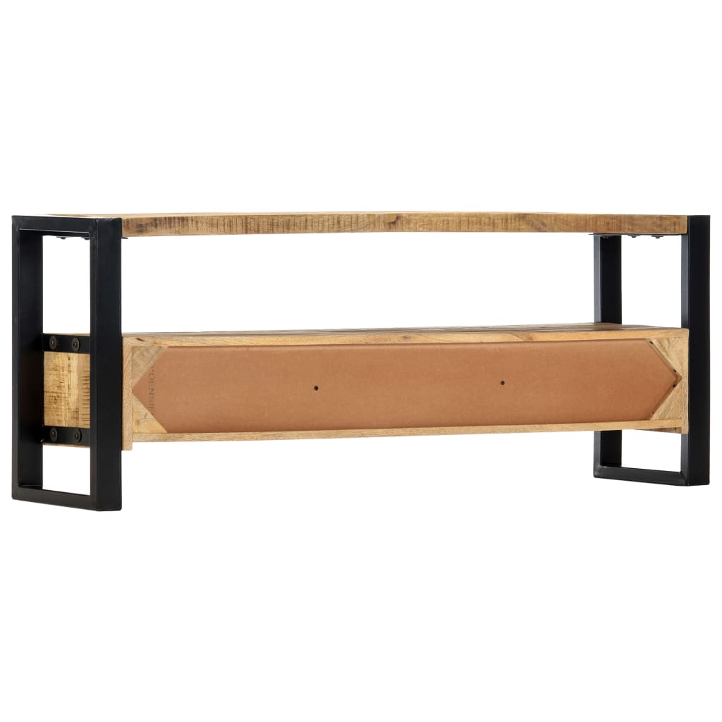 Meuble TV vidaXL 130 x 30 x 50 cm Bois de manguier massif