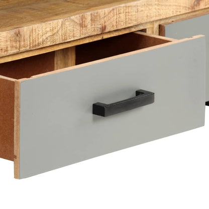 Meuble TV vidaXL 130 x 30 x 50 cm Bois de manguier massif