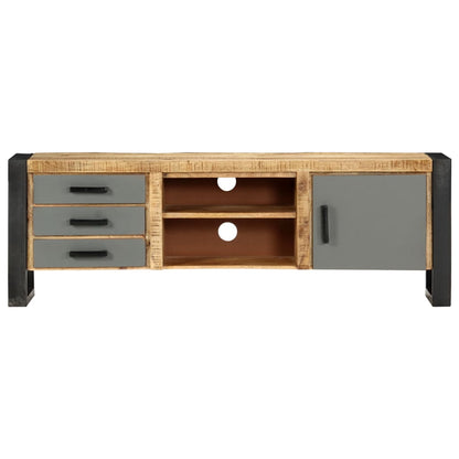 vidaXL Meuble TV 120x30x40 cm Bois de manguier massif