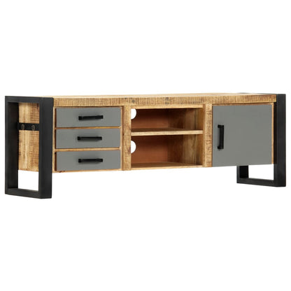 vidaXL Meuble TV 120x30x40 cm Bois de manguier massif
