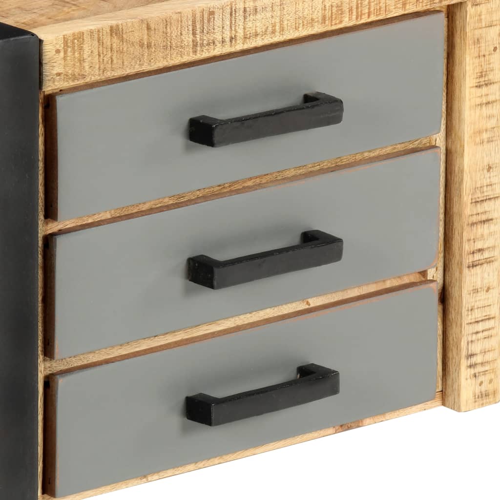 vidaXL Meuble TV 120x30x40 cm Bois de manguier massif