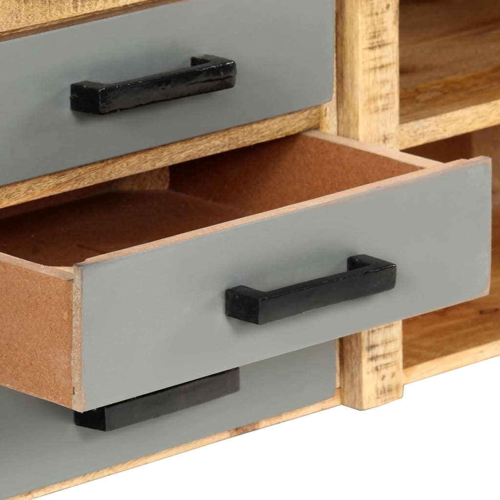 vidaXL Meuble TV 120x30x40 cm Bois de manguier massif