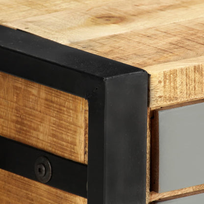 vidaXL Meuble TV 120x30x40 cm Bois de manguier massif