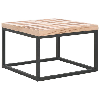vidaXL Table basse 50×50×33,5 cm Bois massif