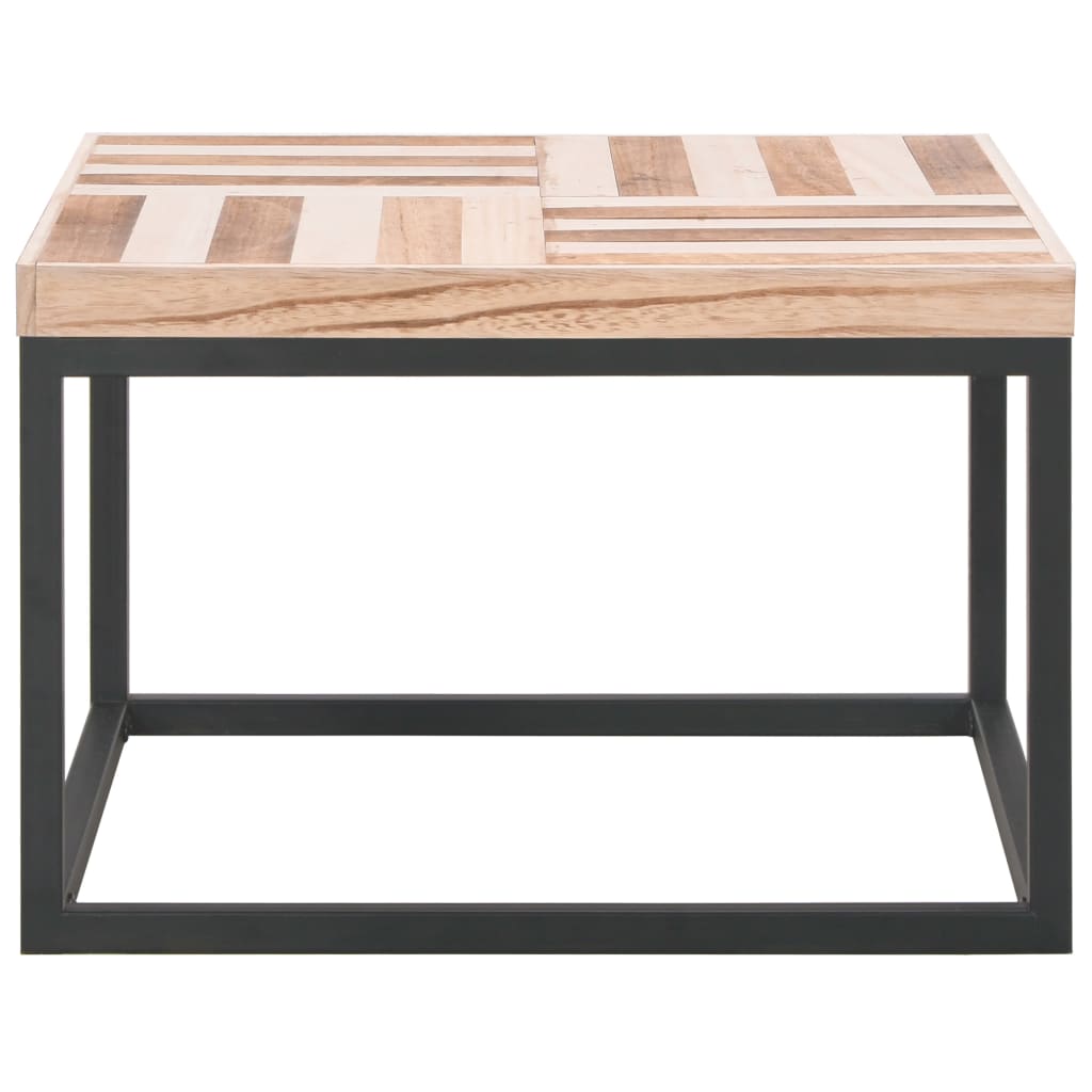 vidaXL Table basse 50×50×33,5 cm Bois massif