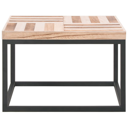vidaXL Table basse 50×50×33,5 cm Bois massif