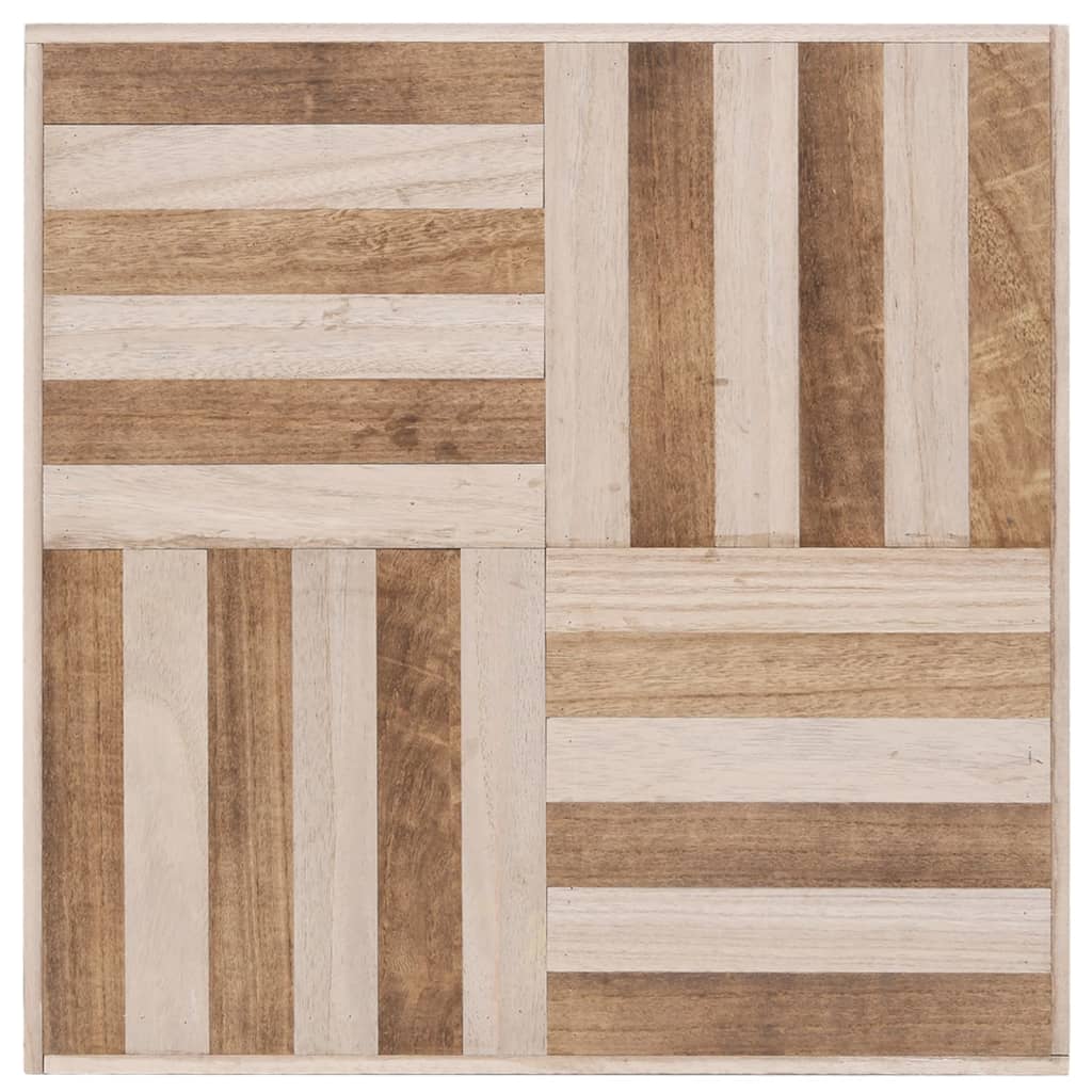 vidaXL Table basse 50×50×33,5 cm Bois massif