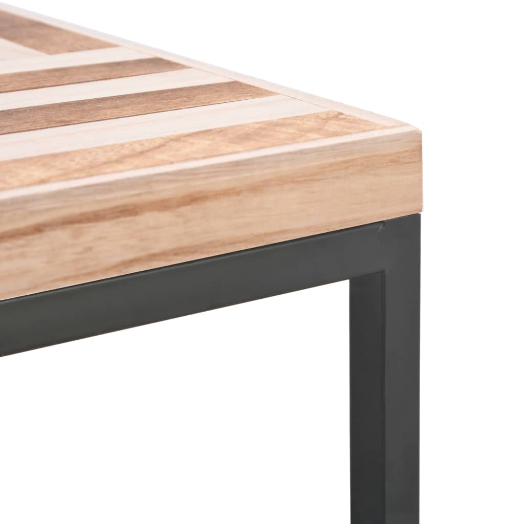 vidaXL Table basse 50×50×33,5 cm Bois massif