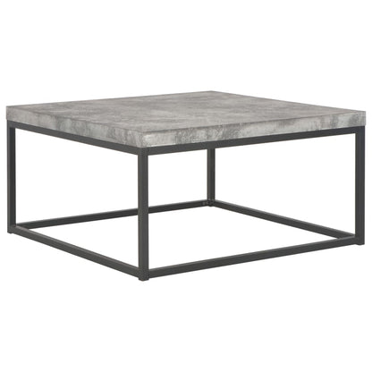 vidaXL Table basse 75×75×38 cm Aspect béton