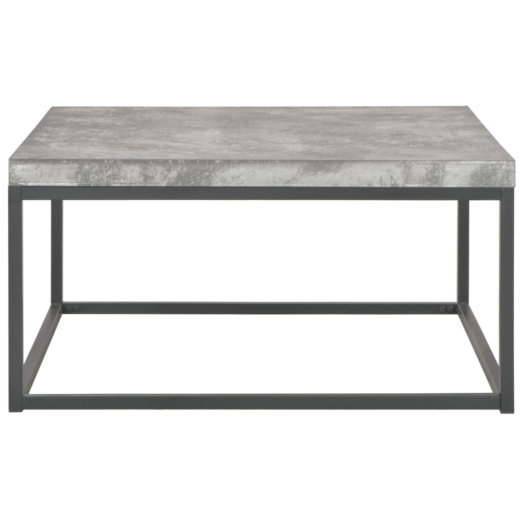 vidaXL Table basse 75×75×38 cm Aspect béton