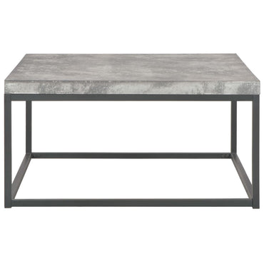 vidaXL Table basse 75×75×38 cm Aspect béton