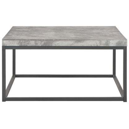 vidaXL Table basse 75×75×38 cm Aspect béton