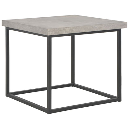 vidaXL Table basse 55x55x53 cm effet béton