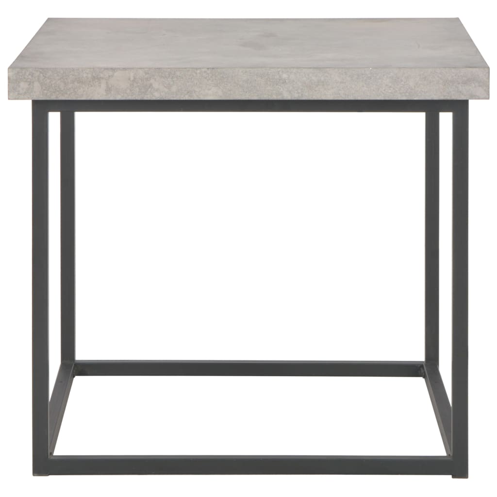 vidaXL Table basse 55x55x53 cm effet béton