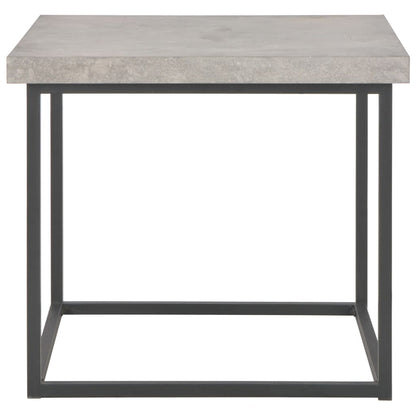 vidaXL Table basse 55x55x53 cm effet béton
