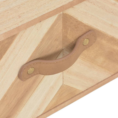 vidaXL Table de chevet avec tiroir 44x30x58 cm Bois massif