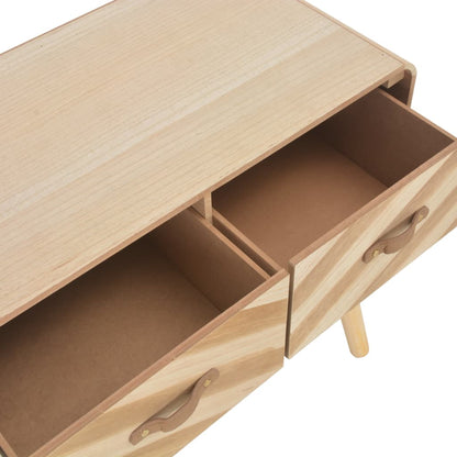 vidaXL Konsolentisch 100x35x68 cm Massivholz