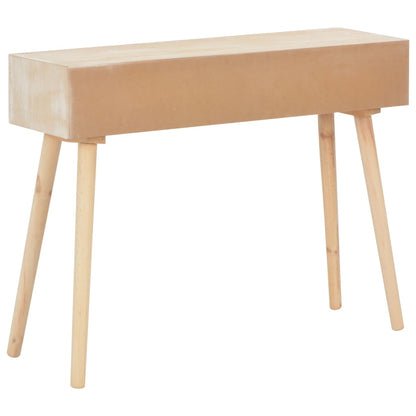 vidaXL Konsolentisch mit 3 Schubladen 100x30x73 cm Massivholz Kiefer
