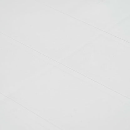 vidaXL 5-tlg. Garten-Essgruppe Kunststoff Weiß Rattan-Optik