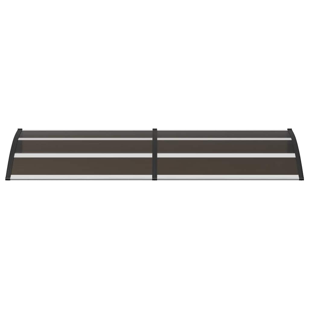 vidaXL Vordach Schwarz 200x75 cm PC