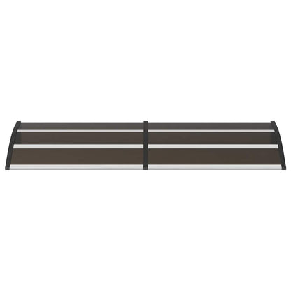 vidaXL Vordach Schwarz 200x75 cm PC