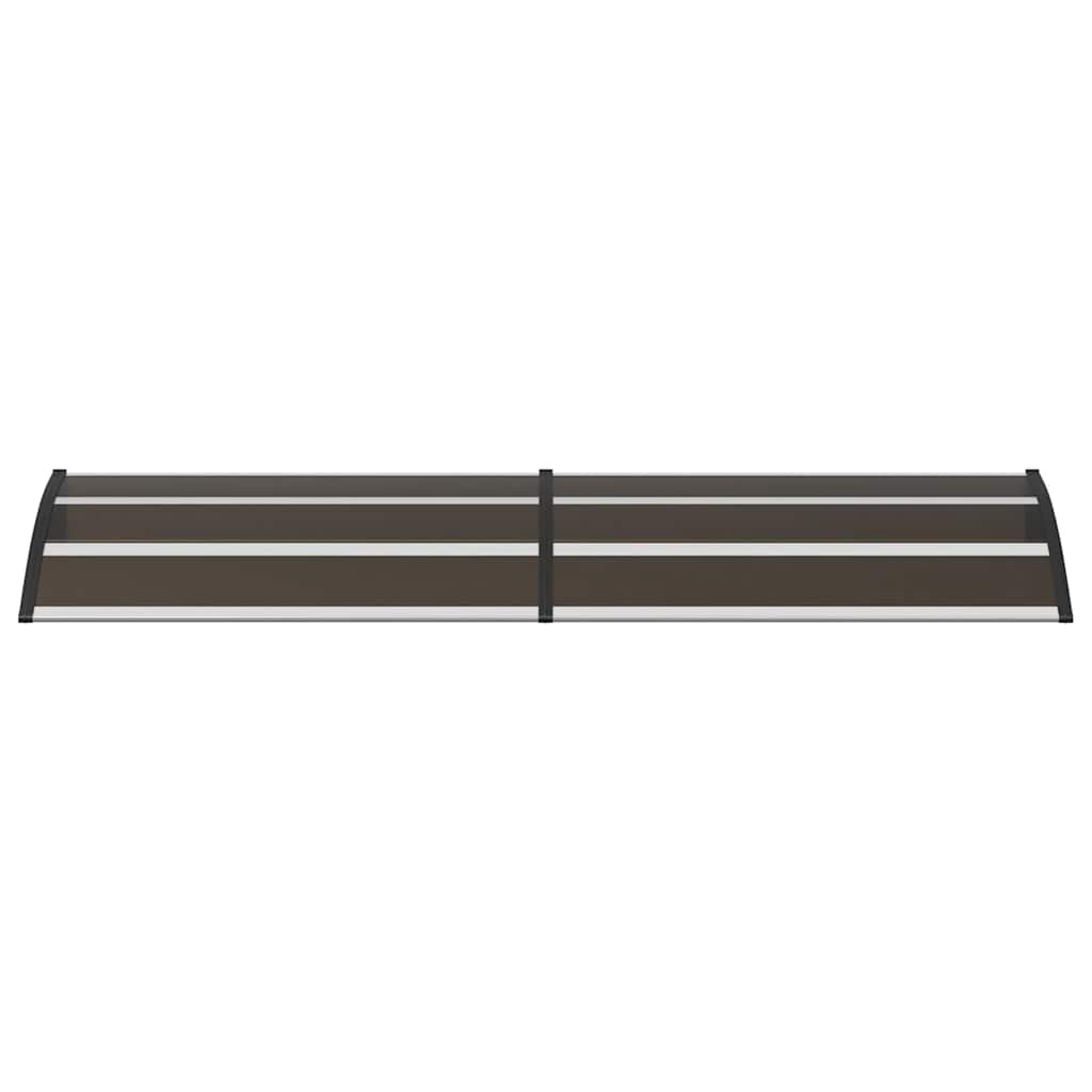 vidaXL Vordach Schwarz 240x75 cm PC