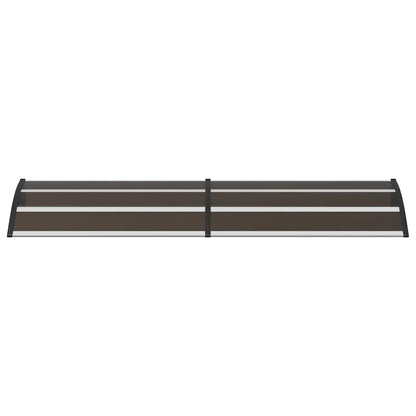 vidaXL Vordach Schwarz 240x75 cm PC